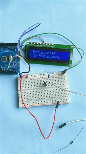 Can Arduino measure resistance #arduino #ultrasonicsensor #electronicsproject #shorts