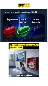 “Money brain activated… art brain buffering 😂.” #funny #memes #usa #braintest #question #shorts