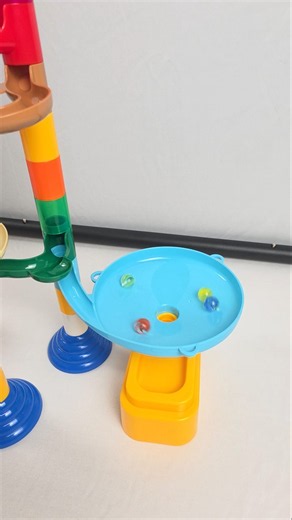 Part 3: Which Marble Wins in Marble Run Fly Jump Setup