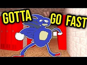SANIC IN A SCHOOL!! (gmod nextbot)