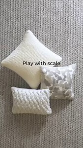 2.7K views · 32 reactions | Stumped on where to begin with throw pillows? Start with the foundational pieces and go from there. As long as you're within a colour palette, you can play with different sizes, shapes, textures, and patterns! Show us yours and tag @potterybarncanada! Shop the look on https://bit.ly/39ycNnj | Pottery Barn | Facebook