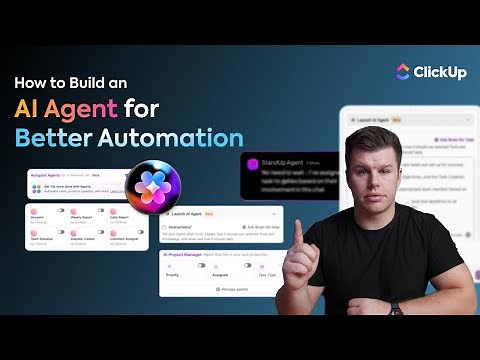 Build Your Own AI Agent: From Concept to Automation in Under 20 Mins ⚙️ | ClickUp