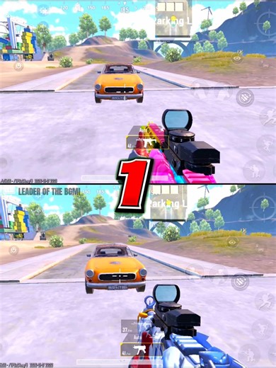 MP5K vs Honey Badger Car Damage Test #bgmitipsandtrickscloserange #pubgmobile #pubg