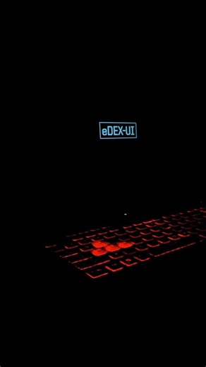 eDEX-ui 😌 #coding #excode #discord #vscode #edexui
