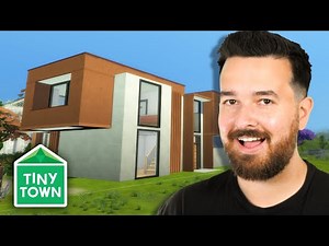 Building a modern house in Tiny Town Challenge! - Part 18