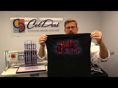 ProSpangle Bling Machine Demonstration 2018 Pretty in Bling Tank