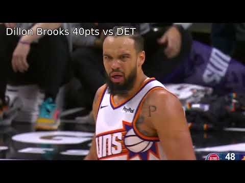 Dillon Brooks HIGHLIGHTS 40pts vs DET - January 30, 2026