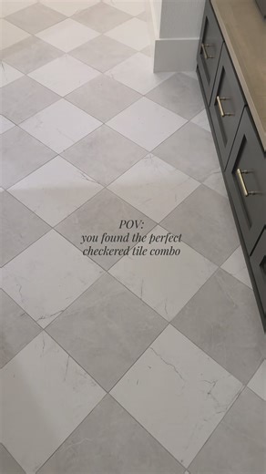 Affordable Diagonal Checkered Tile for Your Home