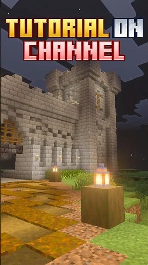 [Castle Part 1] Minecraft How to Build a Castle Wall - Minecaft Castle Wall Tutorial