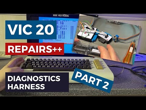 Commodore VIC20 part 2/2 - Building and testing the diagnostics test harness