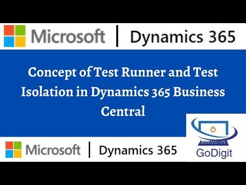 Concept of Test Runner and Test Isolation in Dynamics 365 Business Central