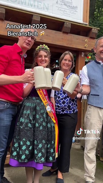 Annafest 2025: Eröffnung mit Blasmusik und Bieranstich