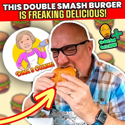 This Burger Deserves The Highest RATING Scale! 🍔 at Dinas Cuzina | KBDProductionsTV