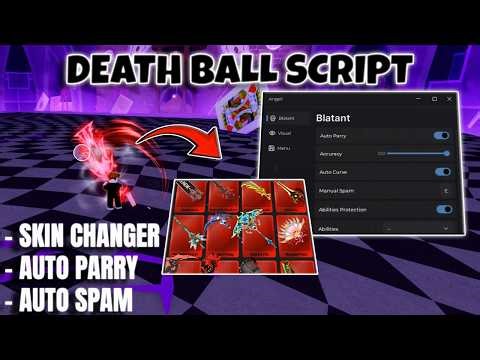 *FREE* Death Ball Script - Auto Parry, Auto Curve, Skin Changer & More (MOBILE & PC)