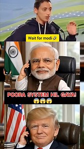 Funny Video: 🤣 Modi Ji & Donald Trump funny phone call | India-US Trade Deal Comedy 🔥 --- ⚠️ Disclaimer: Yeh video ek work of fiction hai jo AI aur 3D animation se banaya gaya hai, sirf entertainment aur satire purpose ke liye. Isme dikhaye gaye characters kuch public figures jaise lag sakte hain, lekin unki voices, appearances aur actions puri tarah computer-generated hain, real nahi. Iska uddeshya kisi bhi vyakti ko defame, disrespect ya misinformation dena nahi hai. Viewer discretion advise