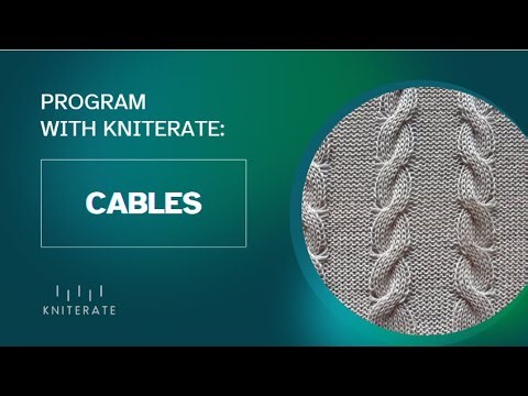 How to program knitted cables