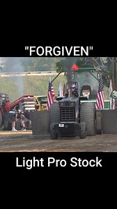 The beautiful black "Forgiven" Light Pro Stock in NTPA Truck and Tractor Pulling action in Wauseon OH #ntpa #tractor #tractorpull #lightprostock #turbo #bigtire #alltherpms | BUILT Diesel MAFIA