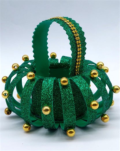 Beautiful Mini Basket - How to Make Basket - Handmade Gift Basket - DIY Crafts #diy #basket #handmade #gifts | Craftsome