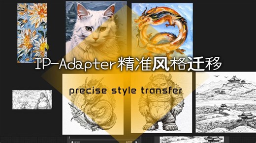 IP-Adapter精准风格迁移,新的权重类型precise style transfer,开发节点mad scientist