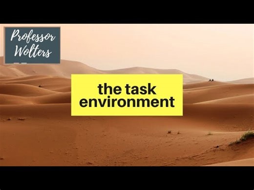 Task Environment - The Part of a Business' Environment Firms Can Do Something About