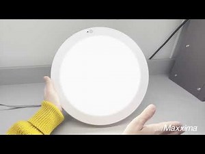 13 in. Round PIR Motion Sensor LED Ceiling Light Fixture, Flush Mount, 3 CCT 3000-5000K, 2700 Lumens