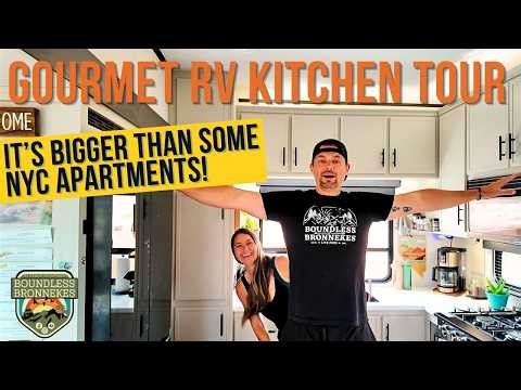 Luxury RV Kitchen Full Tour: Full‑Size Appliances in Our 45ft Trailer