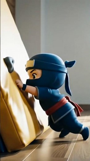 "Little Ninja’s Big Struggle 😤💥 | Cutest Mini Ninja Ever!"