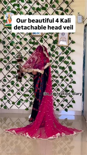 Nishu Rajput on Instagram: "Our most beautiful bride 4 kali head veil dupatta ❤️ Bride entry veil dupatta per bookings are started Toh der kis bat ki hai apne apne order’s ko jaldi book kijiye...😍❤️ if you want to make your wedding special u can buy our hot selling bride entry name dupatta❤️ Whatsapp us for order ( 7900115982 ) best and heavy quality bride entry name dupatta.😍 Details :- Fabric:- soft net with Velvet ❤️ Colour :- maroon, red , pink etc.available ❤️ Type:- Normal to heavy many 