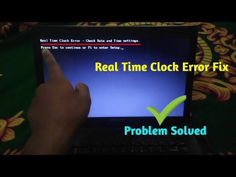 How to Fix Real Time Clock Error on Lenovo B490 Government Laptop
