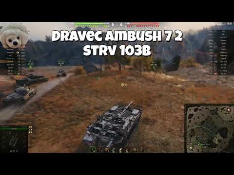 Cause and assist a total of 5000HP of damage Strv103b