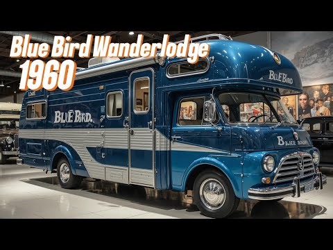 “1960 Blue Bird Wanderlodge: The legendary Bus That Started America’s Luxury Motorhome Revolution”