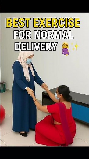 💪🤰 Best Exercises for Normal Delivery | Easy & Safe Pregnancy Workout 🧘‍♀️✨