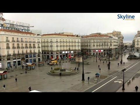 🔴 Recorded live footage from Puerta del Sol in Madrid - Spain | Live Cameras from the world