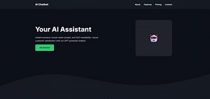 Modern AI Chatbot Landing Page Template – Responsive HTML/CSS Website – Dark Mode – Easy to Edit – No Code Needed - Etsy Australia