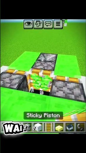 "This MACHINE Moves By ITSELF! 😱 | Minecraft Redstone Trick" ��#highsandlows #tepukkartu #shorts