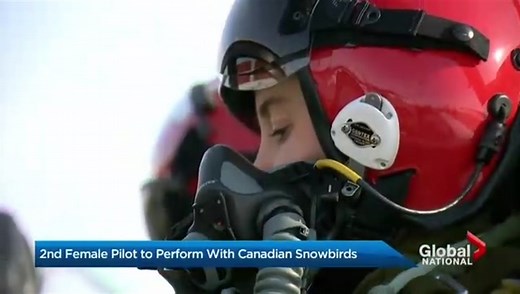Second woman pilot in history joins Snowbirds hoping to inspire others
