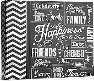 Pioneer Photo Albums T-12CHLK Happiness Photo Album 12 x 12 Inch