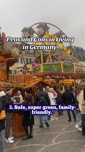 Living in Germany has its highs and lows. The benefits are incredible — healthcare, sick leave, parental leave, Kindergeld — Germany takes care of people. Public transport is everywhere and life is safe, clean, and family-friendly. BUT… the taxes are high, the bureaucracy is wild, and the weather is basically fifty shades of grey. Still, if you want stability and a strong future, Germany is one of the best places to build your life.” #LivingInGermany #LifeInGermany #GermanyLife #GermanyVibes #Ge