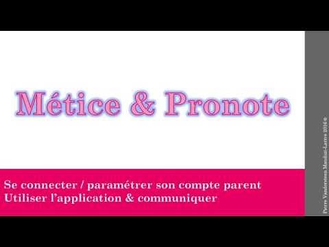 Se connecter à Métice (ENT) et accéder à son "espace parent" (compte ATEN)