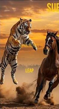 Tiger vs Wild horse /Predatory attack /Documentary short