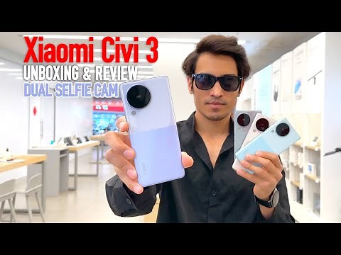 Xiaomi Civi 3 |First Unboxing & Full Review Dimensity 8200 Ultra chipset & Dual 32MP selfie Cameras