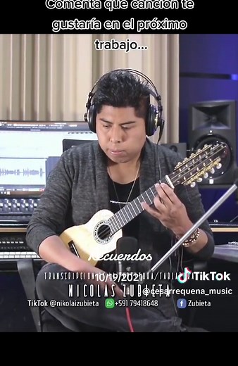 #Recuerdos para decirte que te quiero/Cesar Requena #Viral #fyp #AmazingCharango #MusicaInstrumental #CesarRequena #CesarRequenaStrings