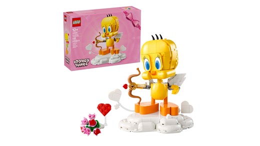 Looney Tunes’ Tweety Bird turns Cupid for LEGO’s Valentine’s Day 2025 Seasonal Set