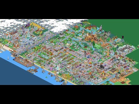 Simpsons Tapped Out - How to make a town overview