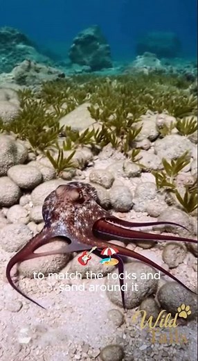 Octopus Changes Color in a Blink!