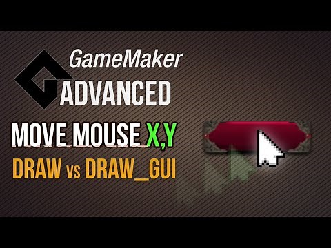 Move mouse positon, draw vs draw gui [Game Maker | Advanced]