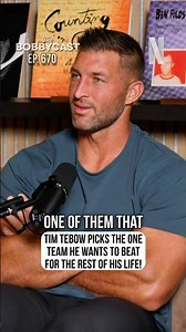 Tim Tebow picks the ONE team he wants to beat for the rest of his life 🤣
