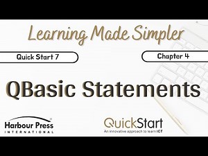 Quick Start Class 7-Chap 4 QBasic Statements (Part 1)