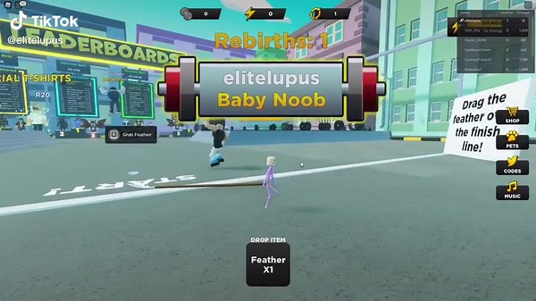 EliteLupus Roblox Strongman Simulator Gameplay