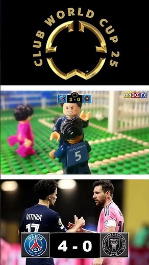 PSG 4-0 INTER MIAMI - Club World Cup 2025 - LEGO Soccer - Stop Motion Goals & Highlights Full Match